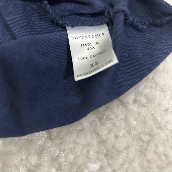 Daydreamer Free People Rainbow Wash Cropped Long Sleeve Tee - Picture 7 of 11